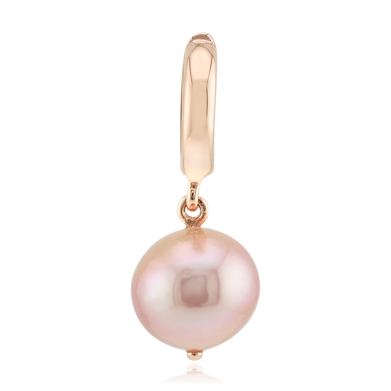 Purpurfarbene Ming-Perlen-Silberanhänger (TPC)