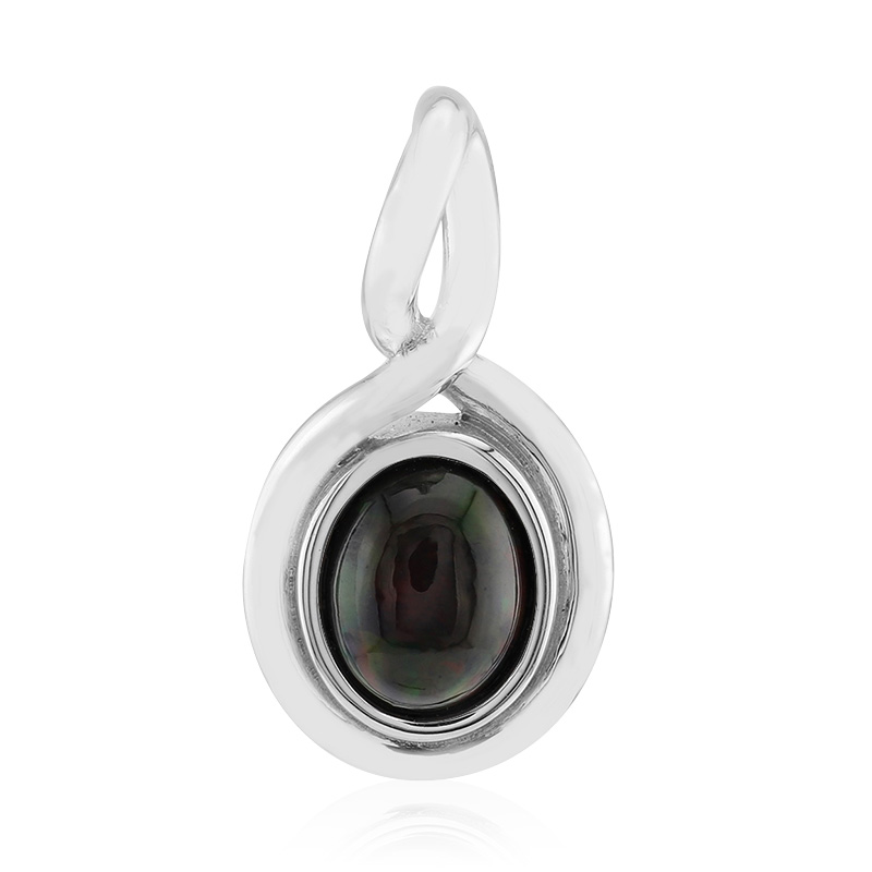 Mezezo-Opal-Silberanhänger