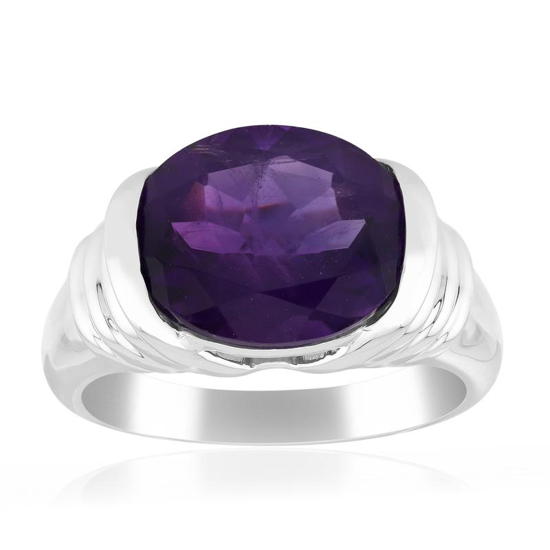 Sambia-Amethyst-Silberring