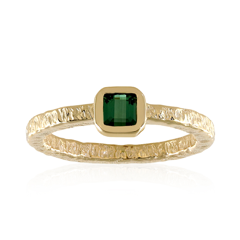 Grüner Benedito-Turmalin-Goldring (Adela Gold) Grüner Benedito-Turmalin-Goldring (Adela Gold)