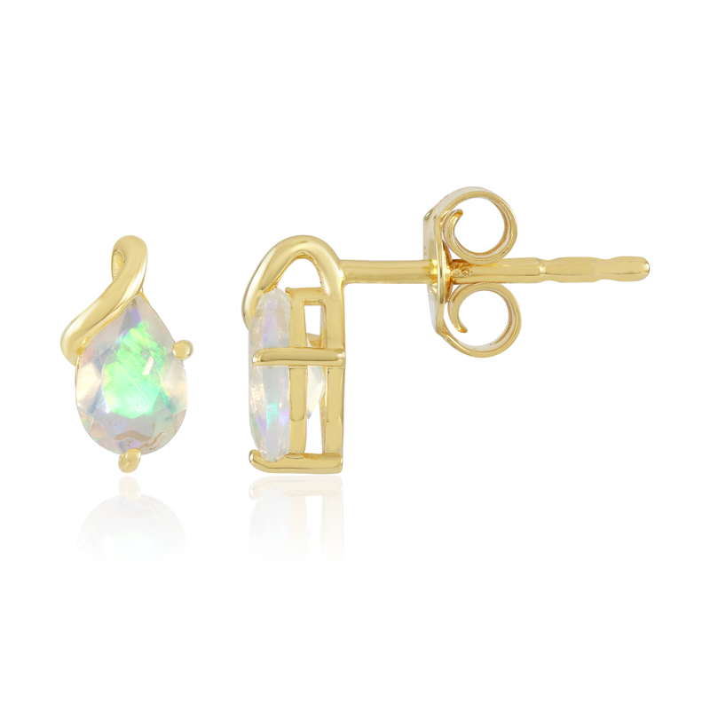 Welo-Opal-Silberohrringe
