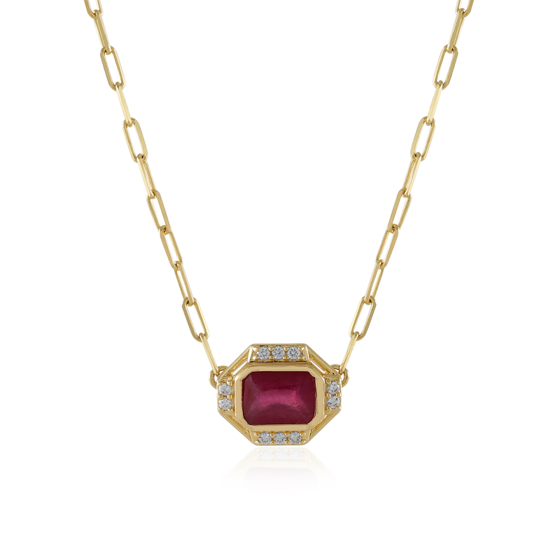 Bemainty-Rubin-Silbercollier Bemainty-Rubin-Silbercollier