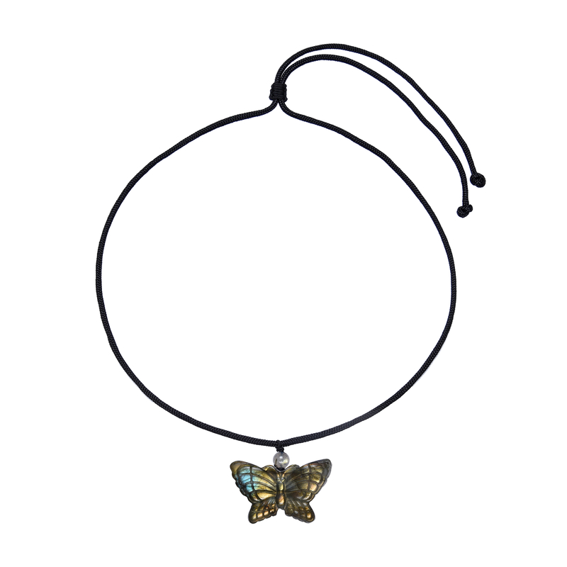 Labradorit-Halskette