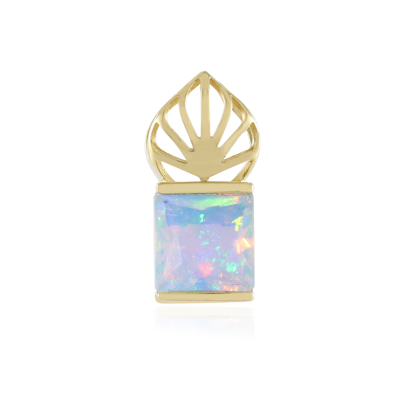 AAA-Welo-Opal-Goldanhänger (Ornaments by de Melo)