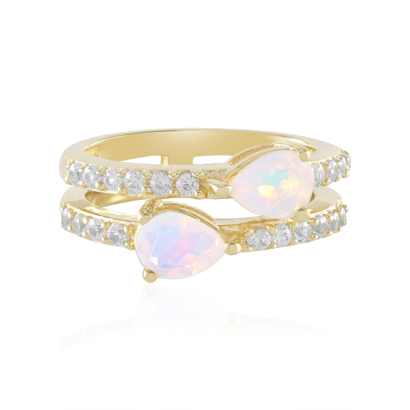 Welo-Opal-Silberring (Adela Silber)