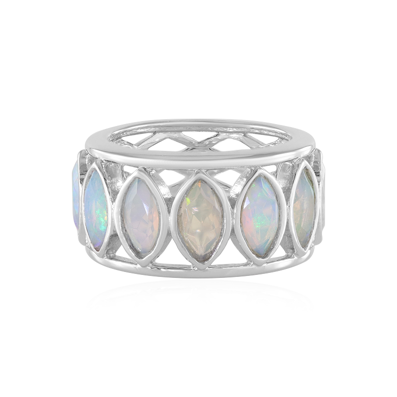 Welo-Opal-Silberring (de Melo) Welo-Opal-Silberring (de Melo)