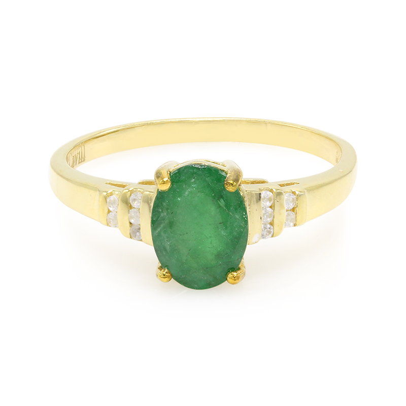 Bahia-Smaragd-Silberring Bahia-Smaragd-Silberring