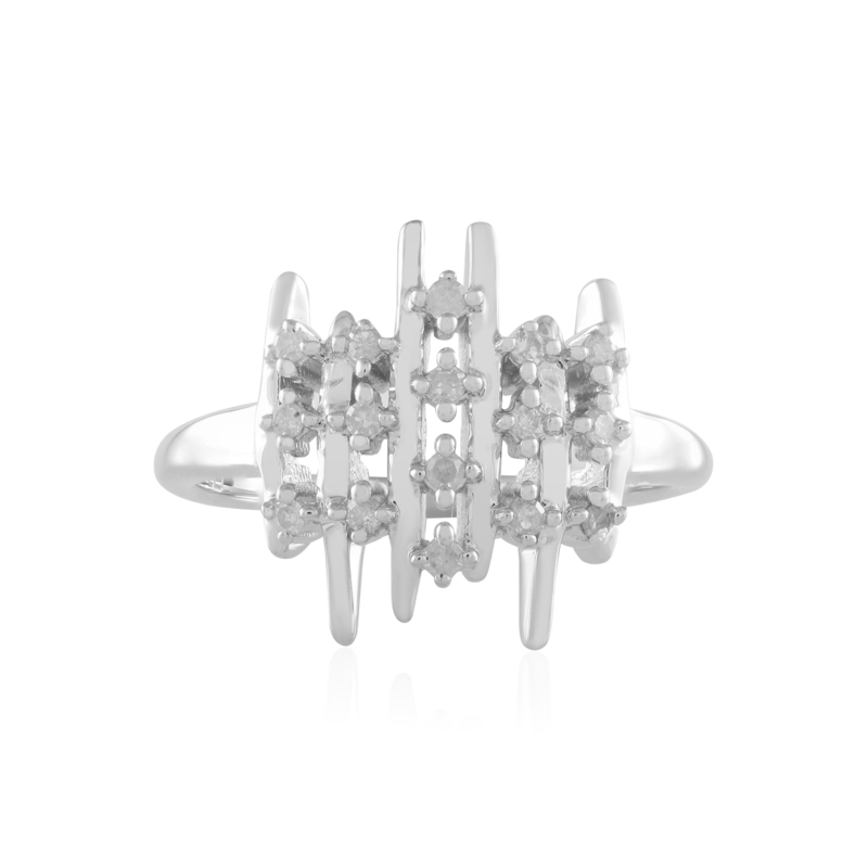 I2 (H) Diamant-Silberring