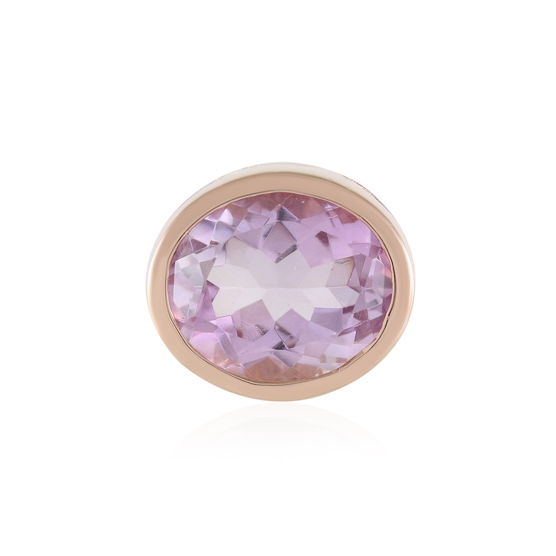 Lavendel-Amethyst-Silberanhänger (MONOSONO COLLECTION)