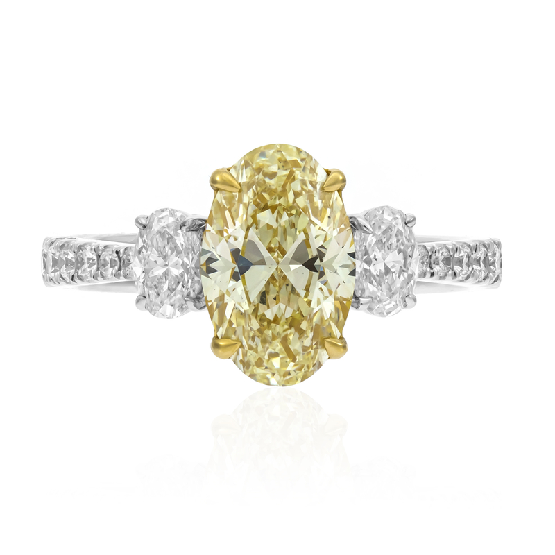 Gelber SI2 Brillant-Goldring (CIRARI) Gelber SI2 Brillant-Goldring (CIRARI)