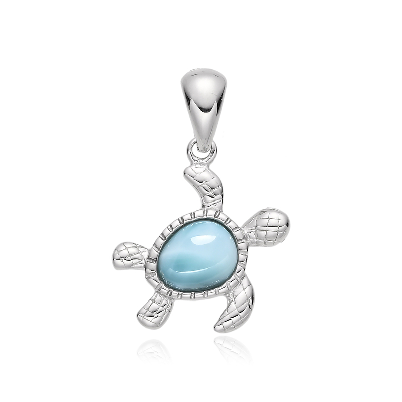 Larimar-Silberanhänger