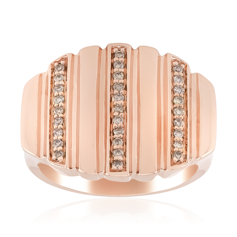 I1 Argyle-Rose de France-Brillant-Silberring (Annette)