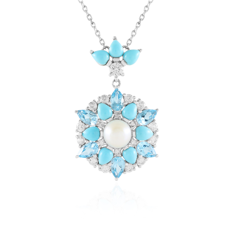 Edelstein-Silbercollier (de Melo Essence)