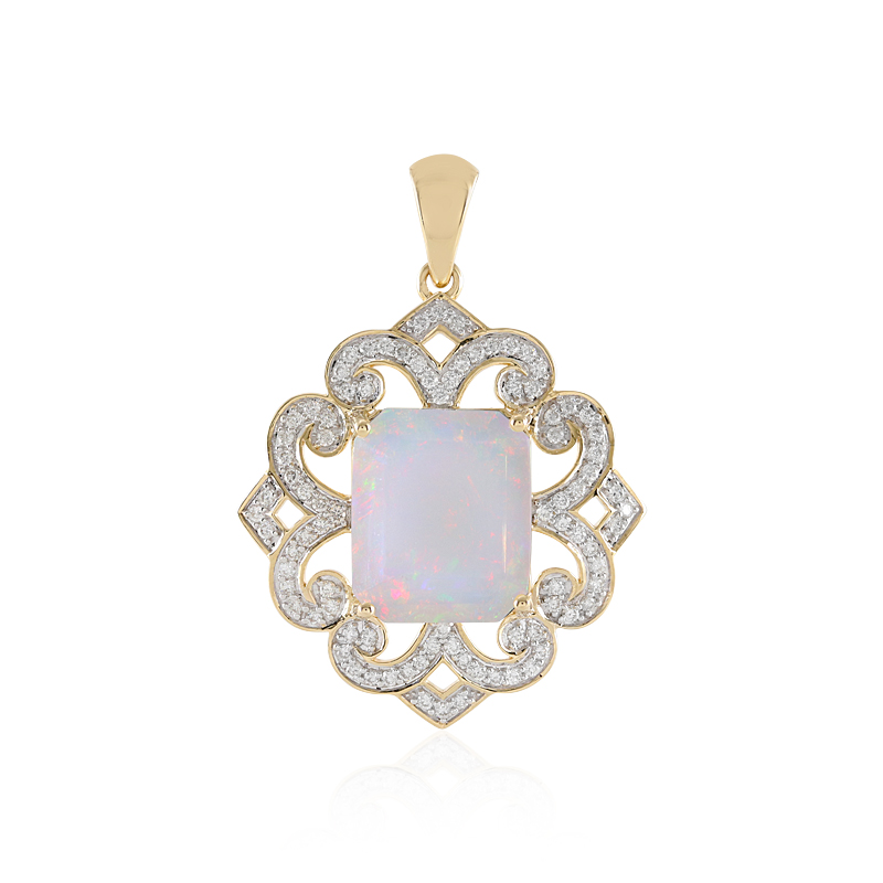 AAA-Welo-Opal-Goldanhänger (SUHANA)