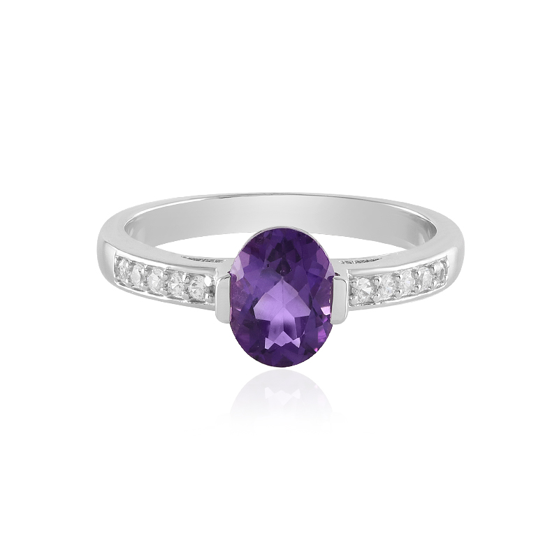 Marokkanischer Amethyst-Silberring Marokkanischer Amethyst-Silberring