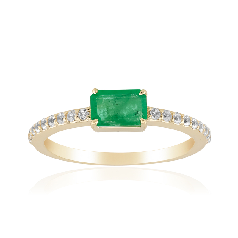 Sambia-Smaragd-Goldring Sambia-Smaragd-Goldring