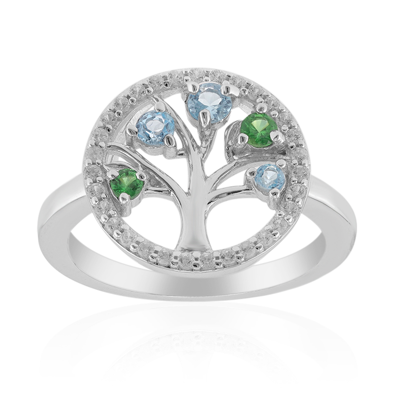 Edelstein-Silberring