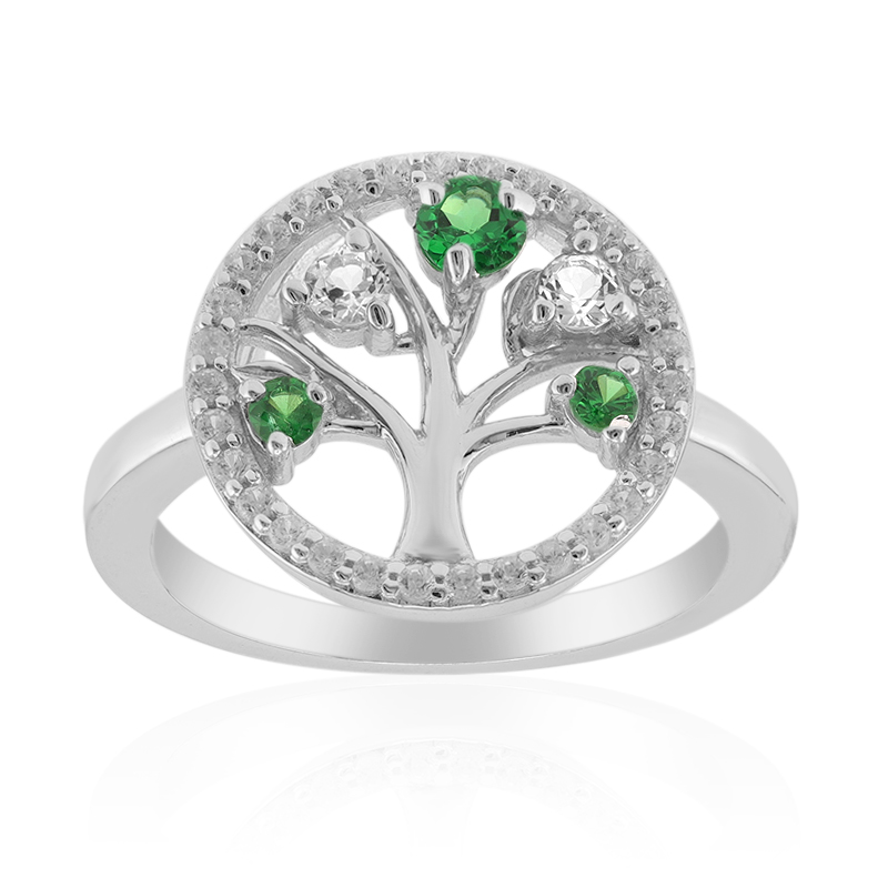 Edelstein-Silberring