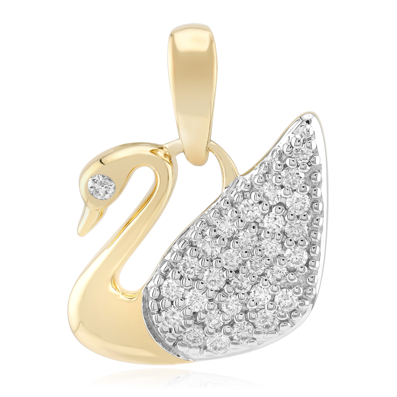 SI1 (G) Brillant-Goldanhänger (Annette)