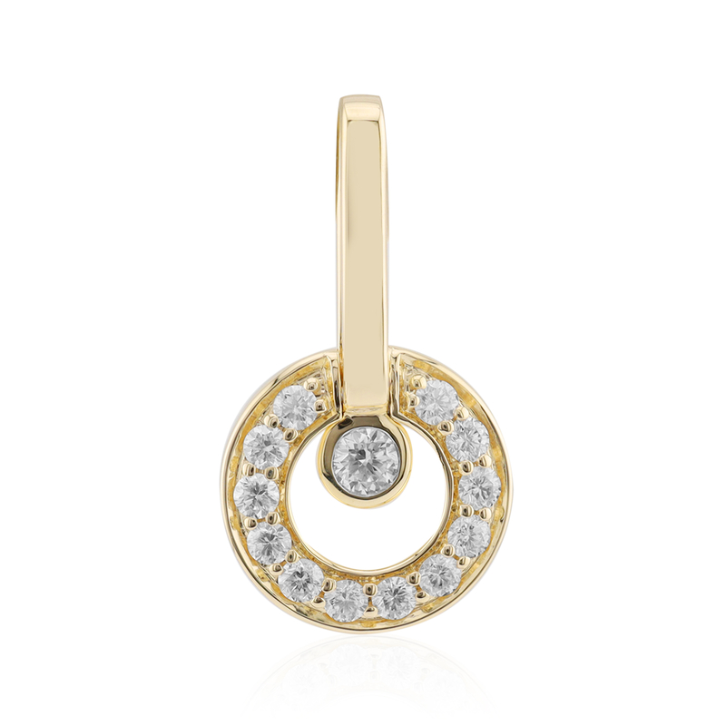 SI1 (G) Brillant-Goldanhänger (Annette)