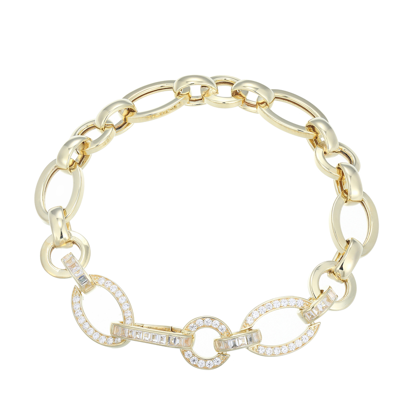 Edelstein-Silberarmband (Adela Silber) Edelstein-Silberarmband (Adela Silber)