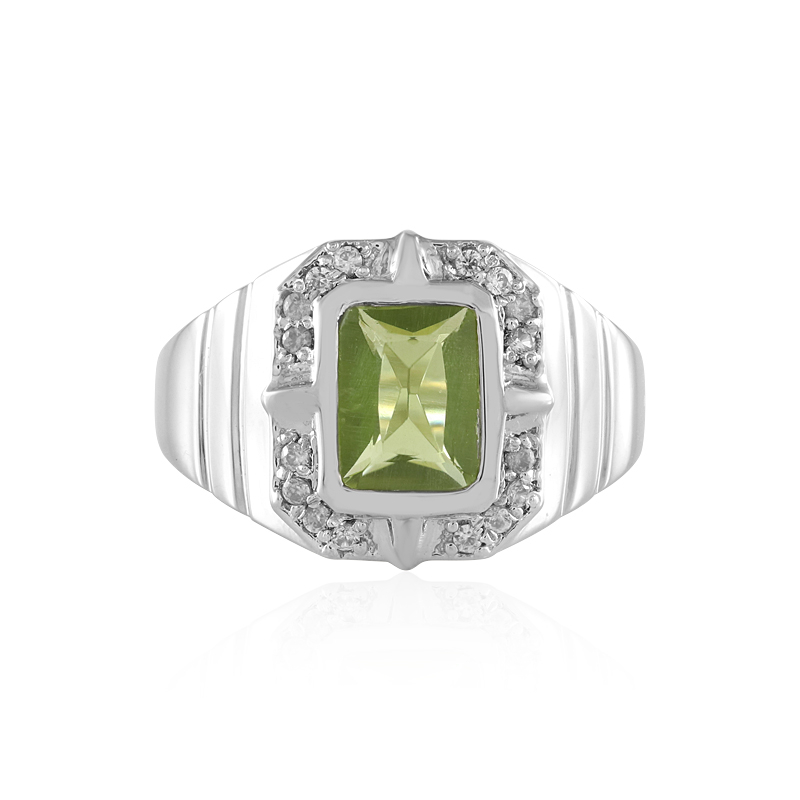 Peridot-Silberring