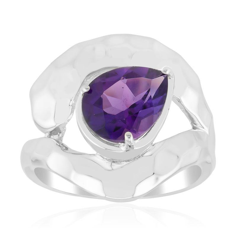Uruguay-Amethyst-Silberring (Pallanova)