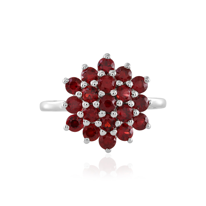 Tansania-Rubin-Silberring Tansania-Rubin-Silberring