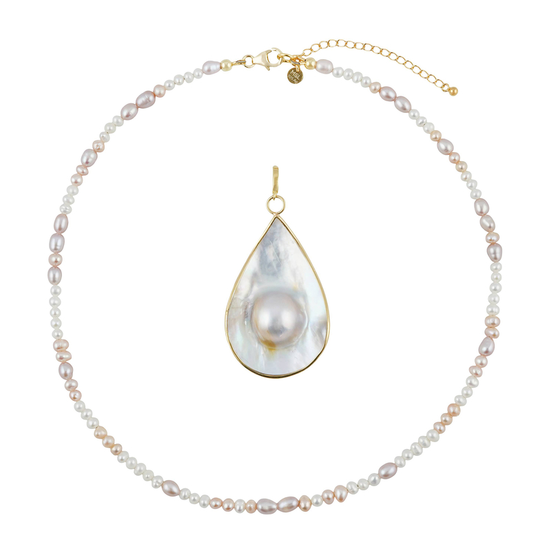 Perlen-Silberset (Bali Barong) Perlen-Silberset (Bali Barong)