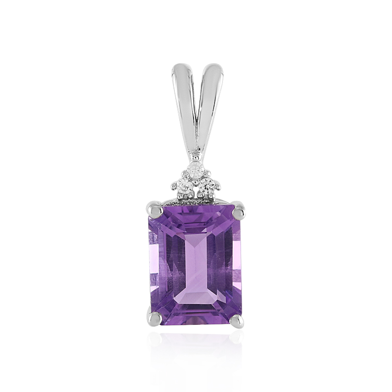 Marokkanischer Amethyst-Silberanhänger Marokkanischer Amethyst-Silberanhänger