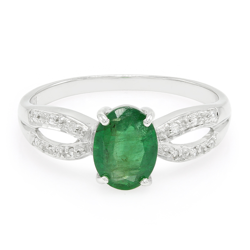 Bahia-Smaragd-Silberring Bahia-Smaragd-Silberring