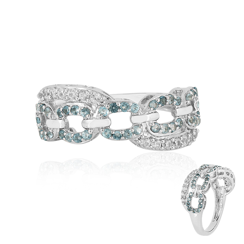 Edelstein-Silberring