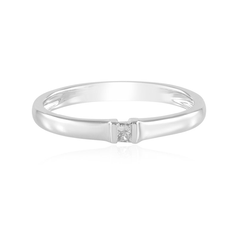 I3 (H) diamant-silverring