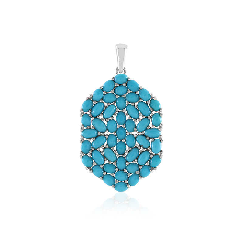 Sleeping Beauty-Türkis-Silberanhänger (Faszination Türkis) Sleeping Beauty-Türkis-Silberanhänger (Faszination Türkis)