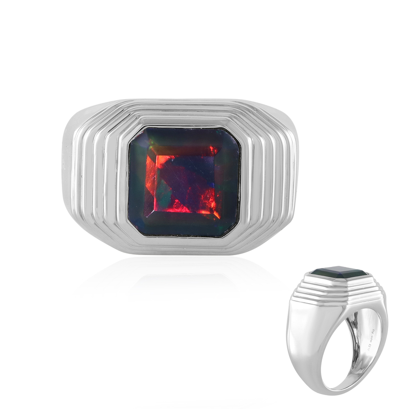 Mezezo-Opal-Silberring