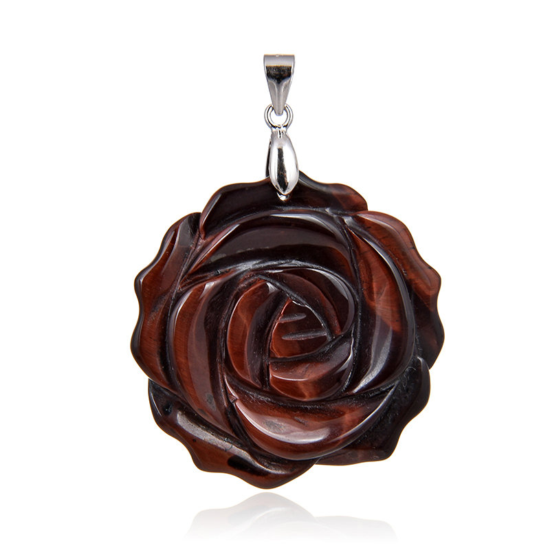 Tigerauge-Silberanhänger