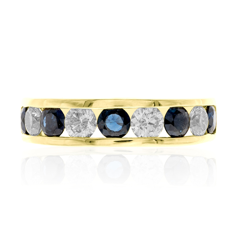 Blauer Ceylon-Saphir-Goldring (CIRARI) - Farbe: Blau
