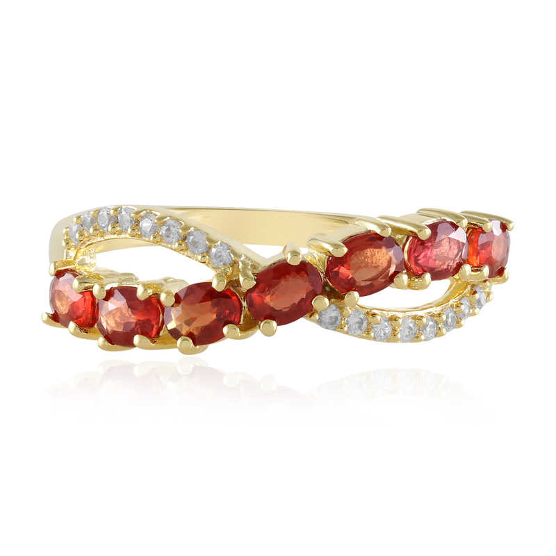 Tansania-Rubin-Silberring Tansania-Rubin-Silberring