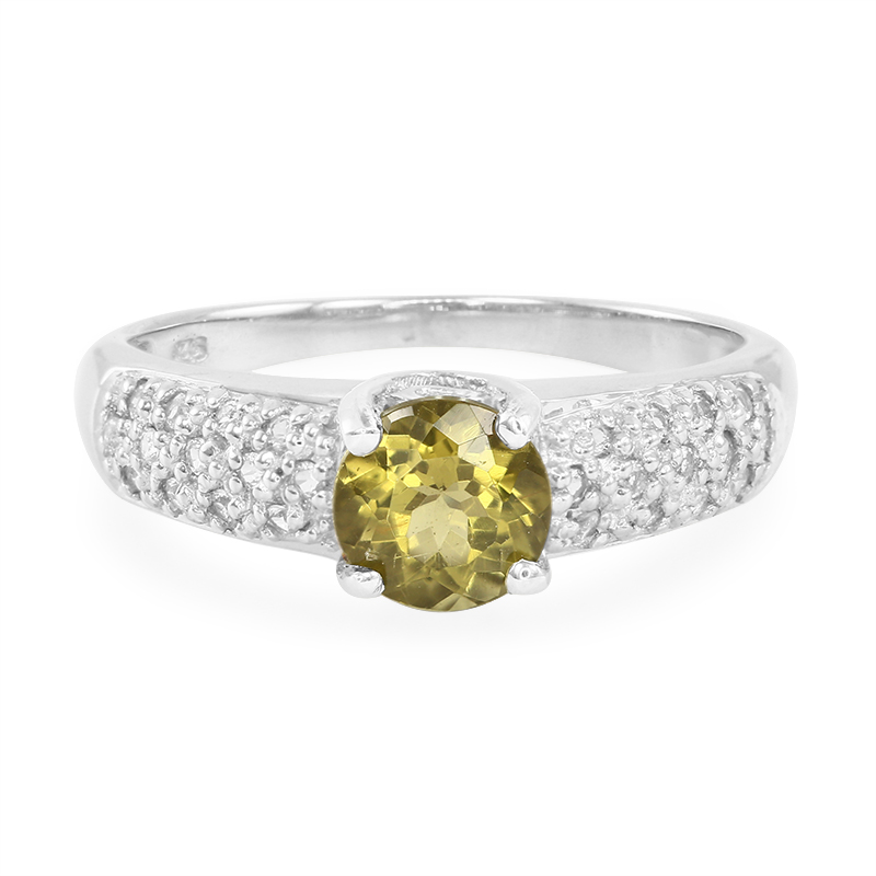 Limonen-Apatit-Silberring