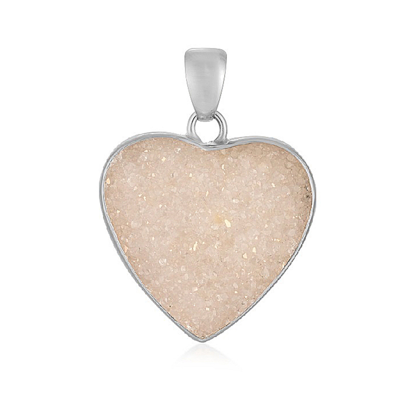 Drusen-Achat-Silberanhänger (Bali Barong)