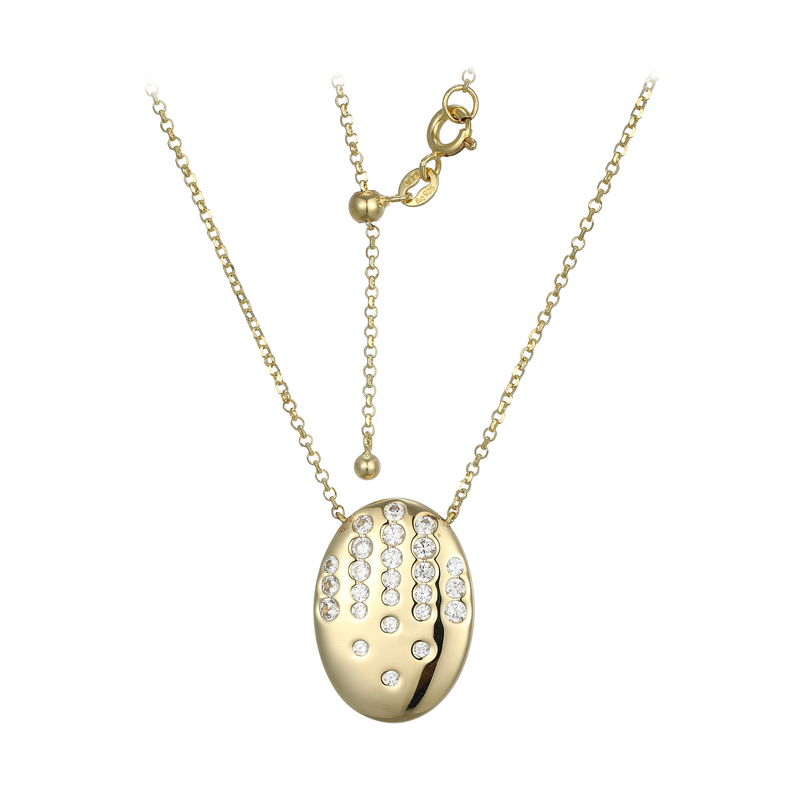 Zirkon-Silbercollier (Adela Silber) Zirkon-Silbercollier (Adela Silber)