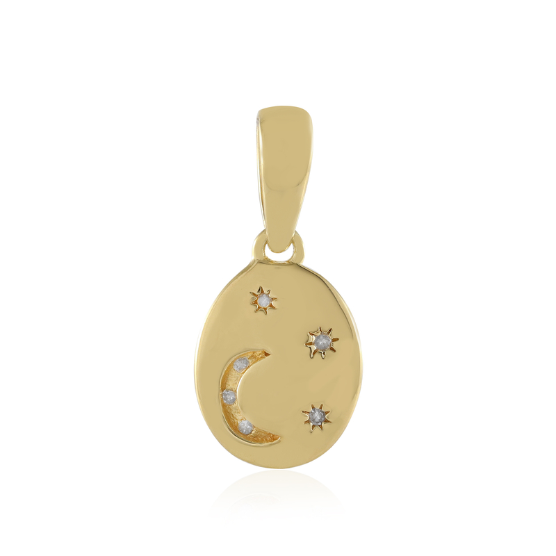 I2 (I) Diamant-Silberanhänger