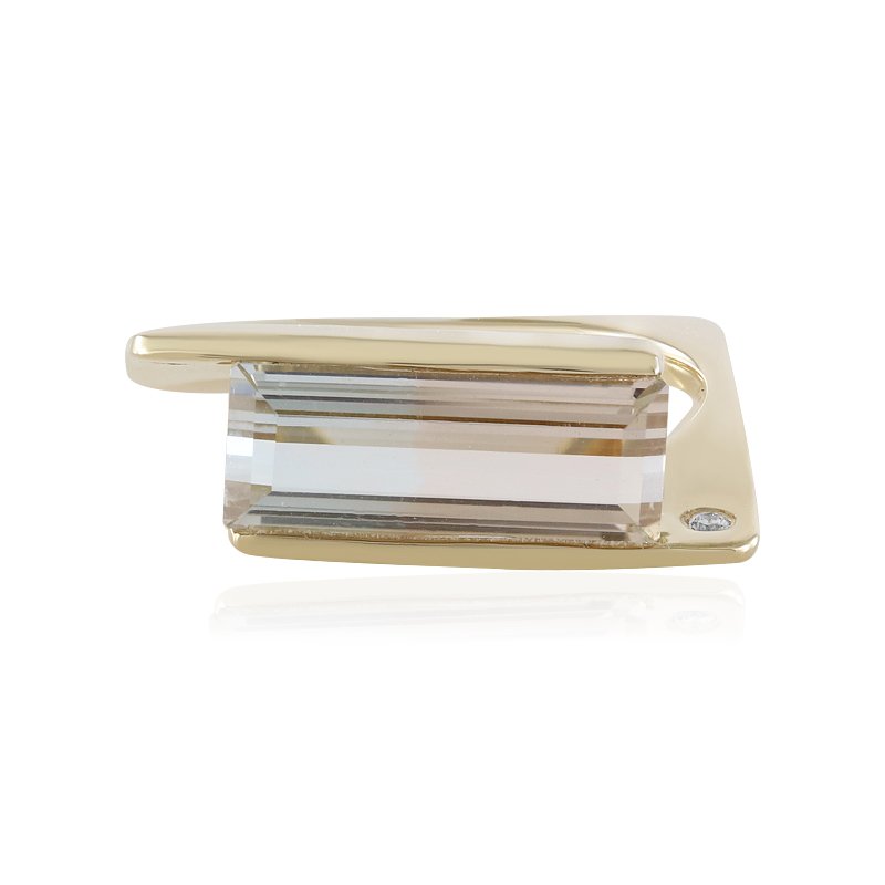 Mehrfarbiger Ukrainischer Topas-Goldring (de Melo)