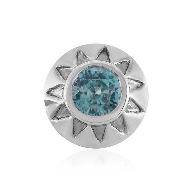 Ratanakiri-Zirkon-Silberanhänger (SAELOCANA)