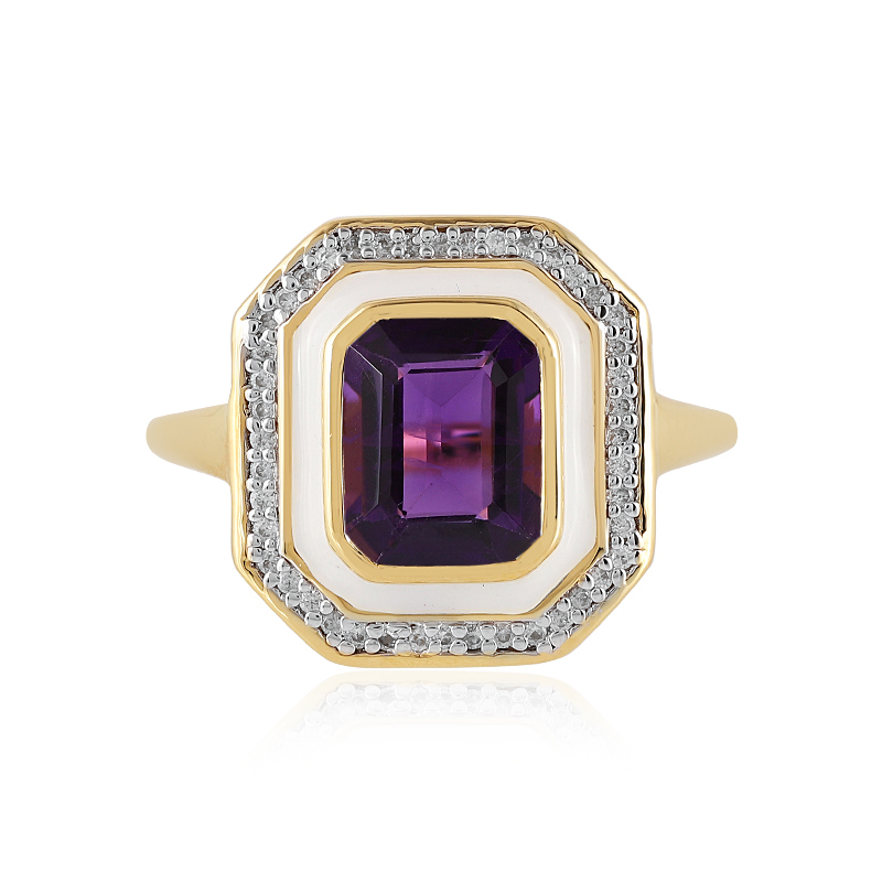 Amethyst-Silberring (M de Luca)