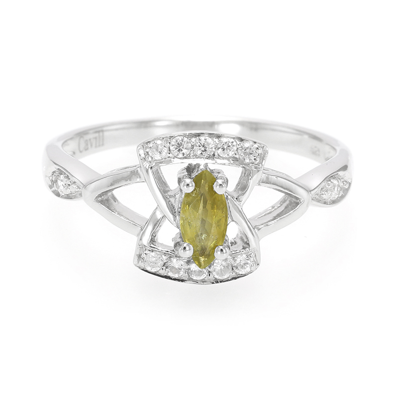 Kupfer-Turmalin-Silberring Kupfer-Turmalin-Silberring