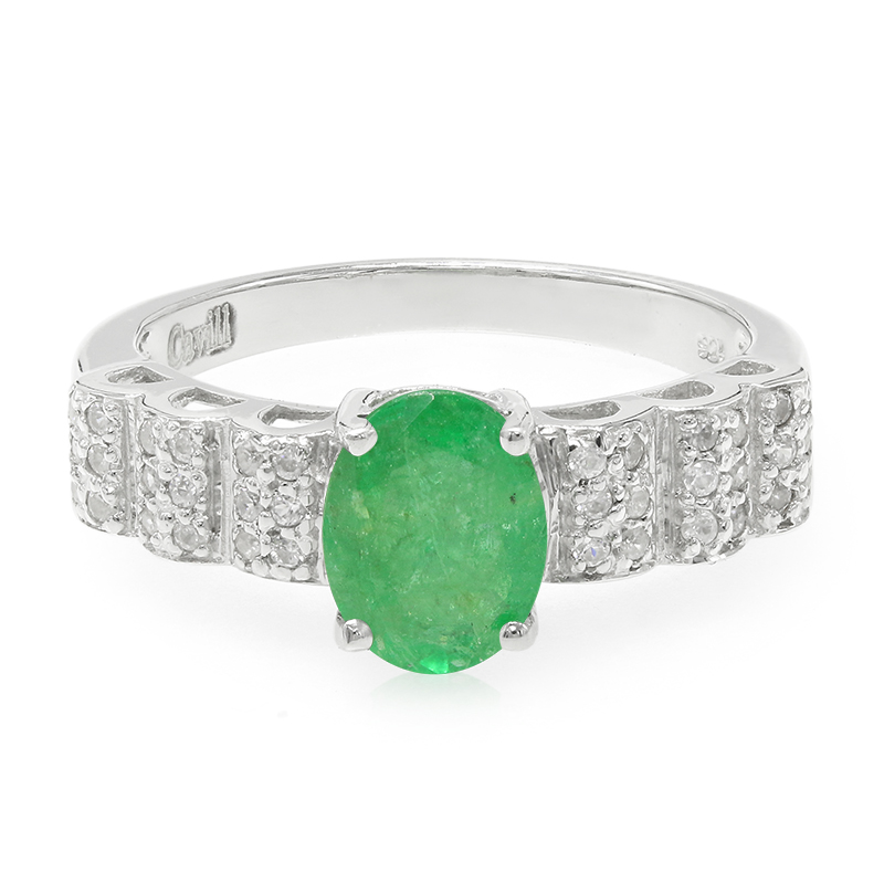 Bahia-Smaragd-Silberring Bahia-Smaragd-Silberring