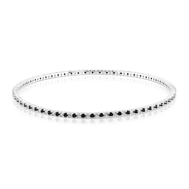 Edelstein-Silberarmreif