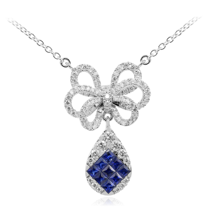 Blauer Saphir-Goldcollier (Nara Jewelry) Blauer Saphir-Goldcollier (Nara Jewelry)