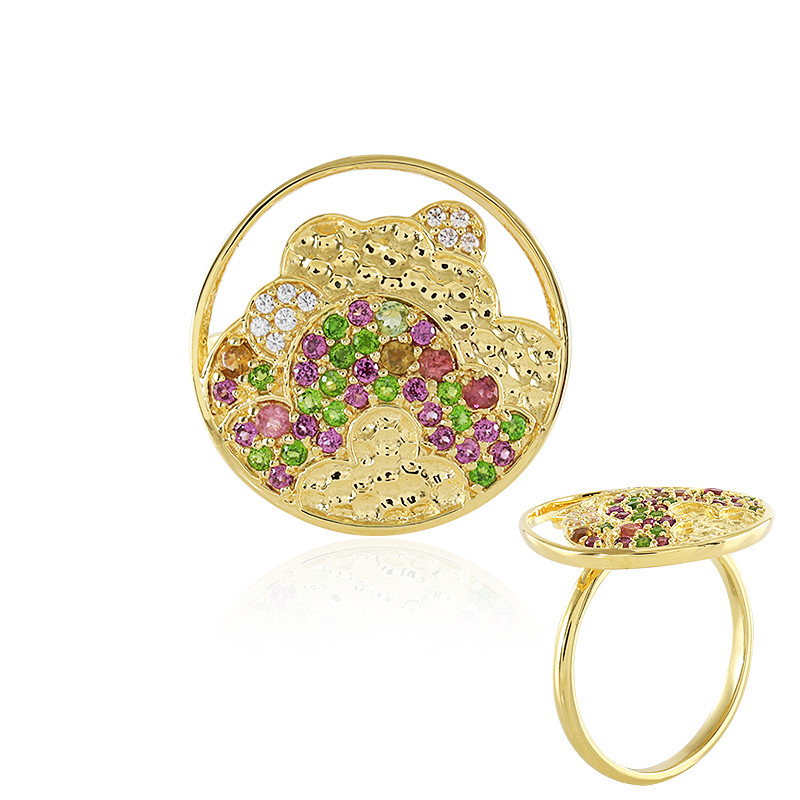 Edelstein-Silberring (SAELOCANA)